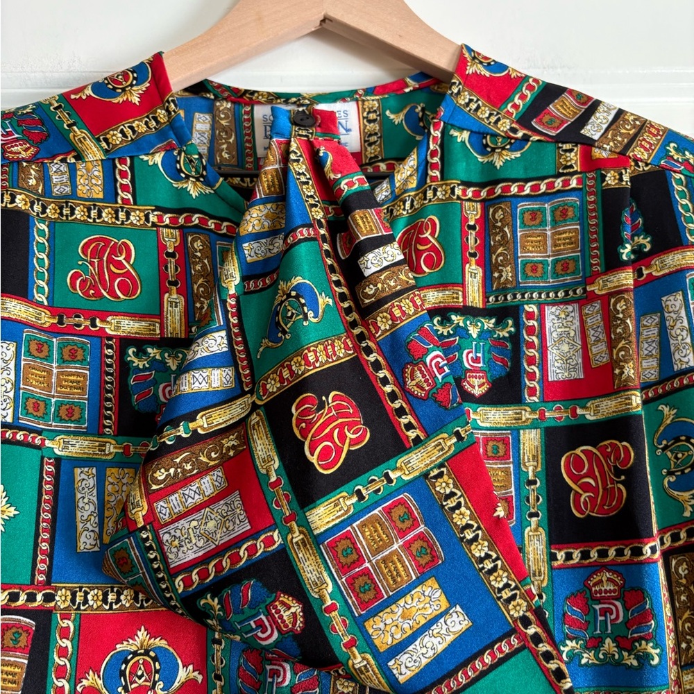 Vintage Pendleton Women’s Patchwork Blouse - image 4